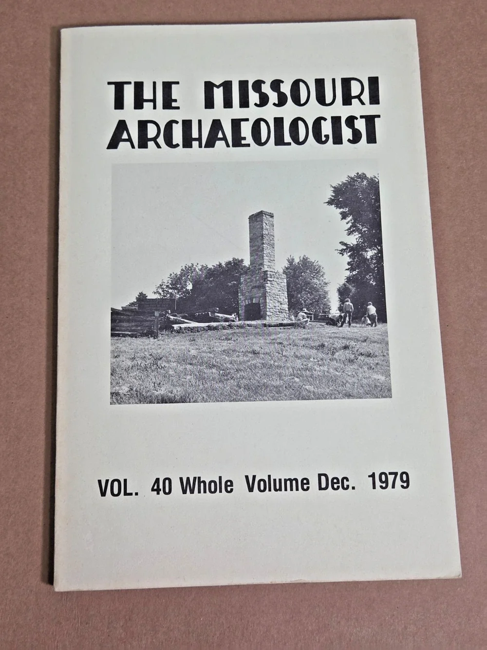 The Missouri Archaeologist Vol 40 1979 Fort Zumwalt Frontier History Archaeology